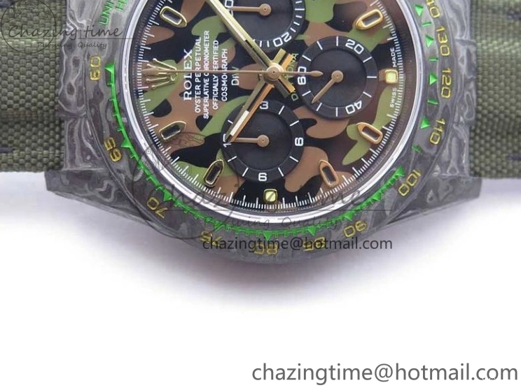 Edition Carbon Nylon Green OMF Daytona on Green A4130 Dial Best Strap DIW Deep 1127